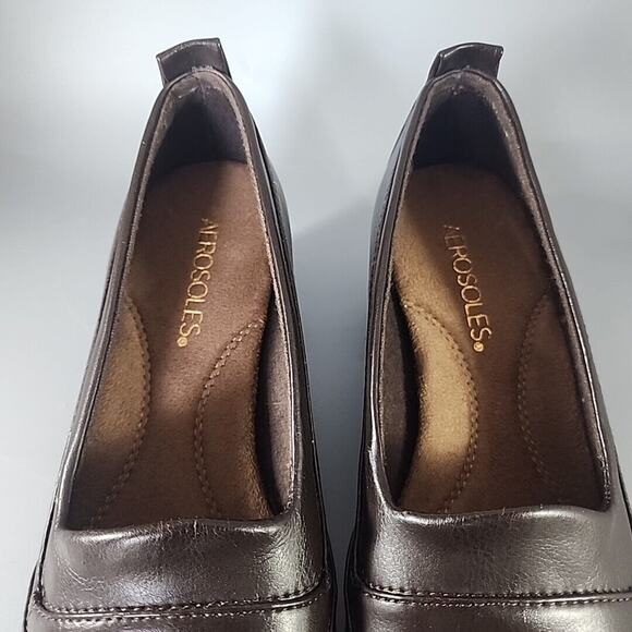 Aerosoles Bingo Loafers, Padded Insole, 1.5" Heel - Size 7.5 - Picture 5 of 7